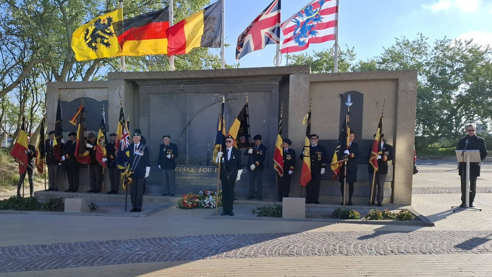 Herdenking St Georges-Day Zeebrugge